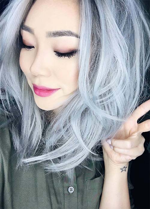 85 Silver Hair Color Ideas and Tips for Dyeing, Maintaining Your Grey