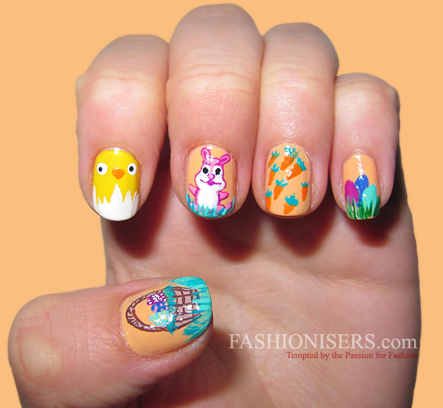 14 Cute Easter Nail Art Designs