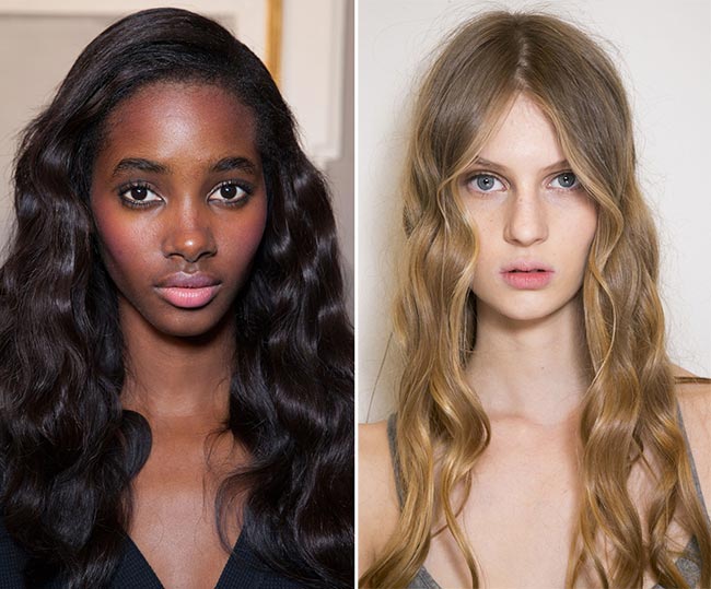 Spring Summer 2015 Wavy Hairstyles Taken From The Runway