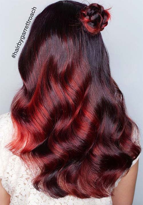 100 Badass Red Hair Colors Auburn Cherry Copper Burgundy Hair