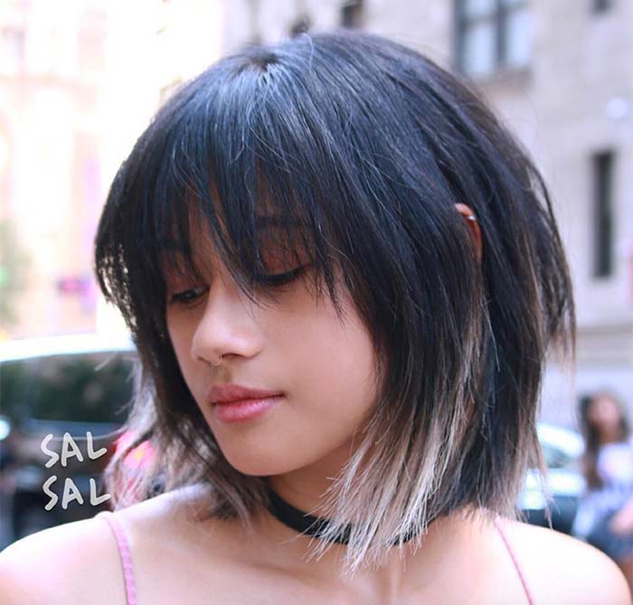 Bob Style With Bangs