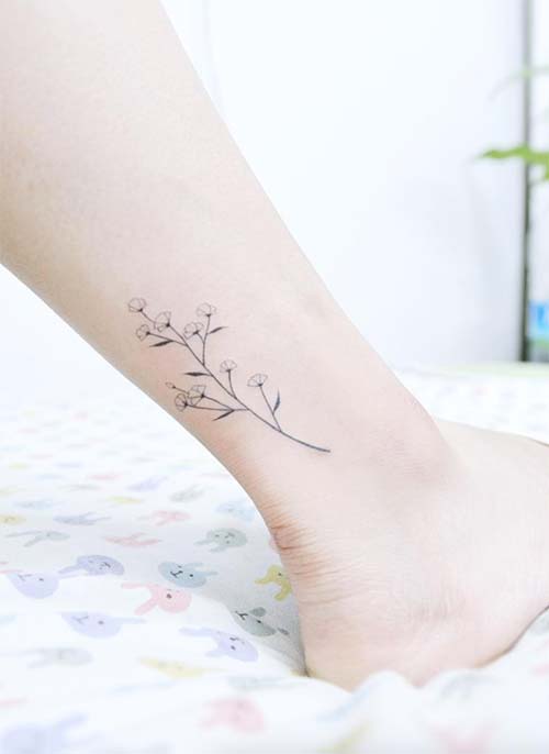 51 Cute Ankle Tattoos for Women - Ankle Tattoo Ideas | Fashionisers ...