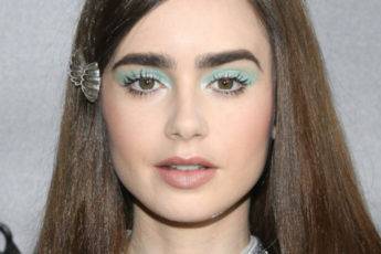 Best-Celebrity-Makeup-Looks-of-2018-To-Use-As-Inspo-Lily-Collins-Miu-Miu