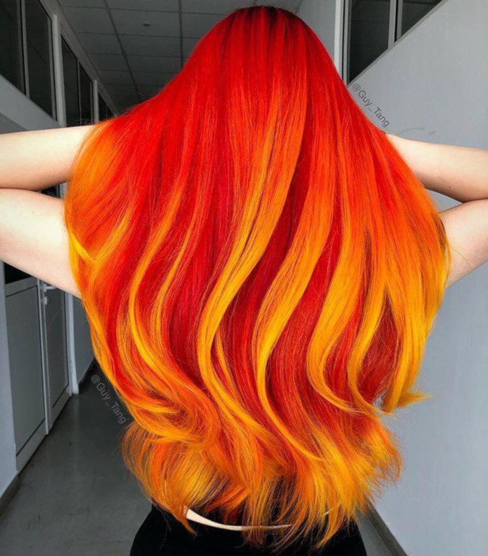 Bold-Hair-Colors-to-Try-in-2019 orange hair
