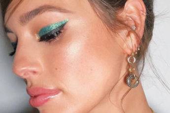 The-Eyeshadow-Color-Youve-Always-Feared-its-Trending-in-2019-green-eyeshadow-Ashley-Graham1