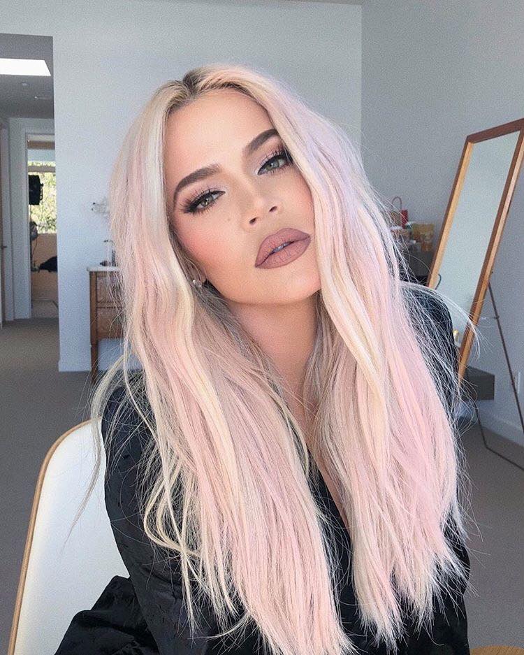 The-Pastel-Hair-Trend-is-Taking-Over-Celebrities-in-2019-Khloe-Kardashian