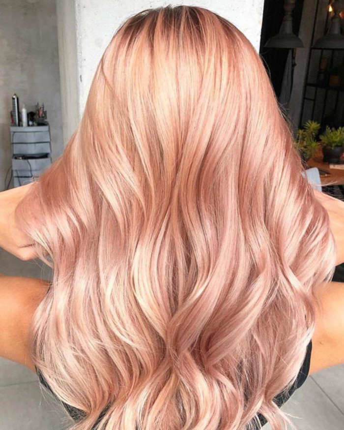 Best Hair Colors To Rock This Summer washed peachy hair