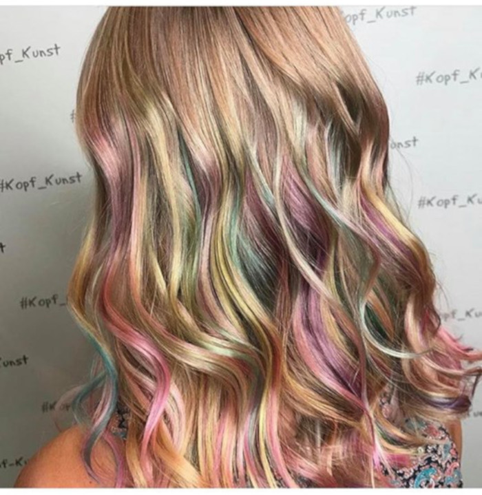The Light Rainbow Hair Color is Trending This Summer 5