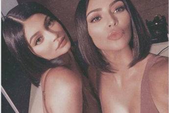Fabulous Clebrity Bobs That Will Make You Chop Off Your Hair Kim Kardashian and Kylie Jenner