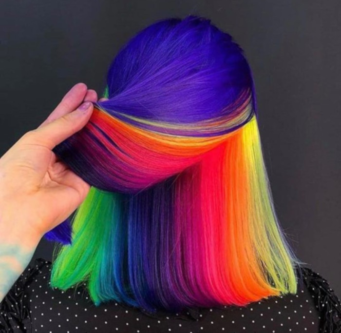 These Bright Hair Color Combos Are to Dye For