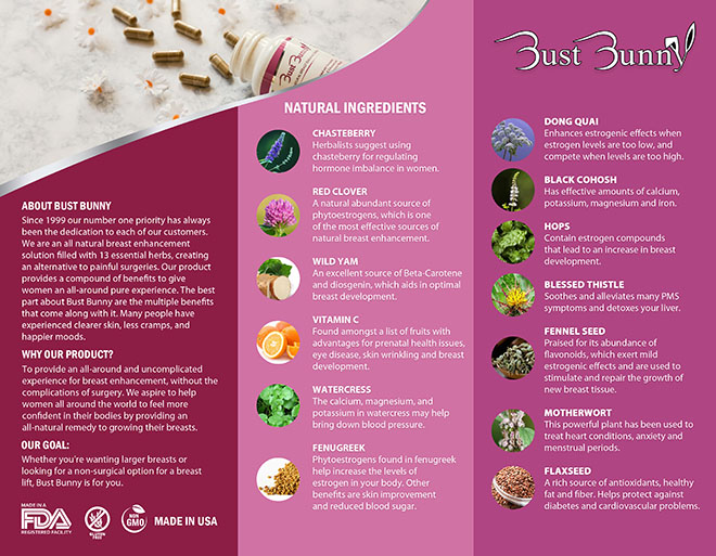 bust-bunny-natural-breast-life-ingredients-sheet