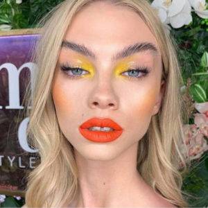 how to wear neon makeup for fall