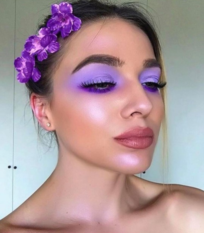 lavender makeup for fall 