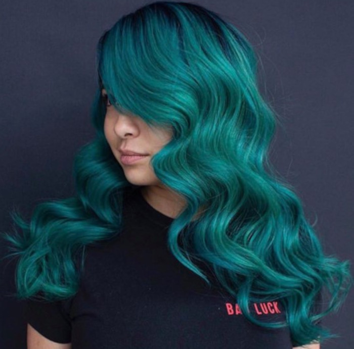 emerald hair