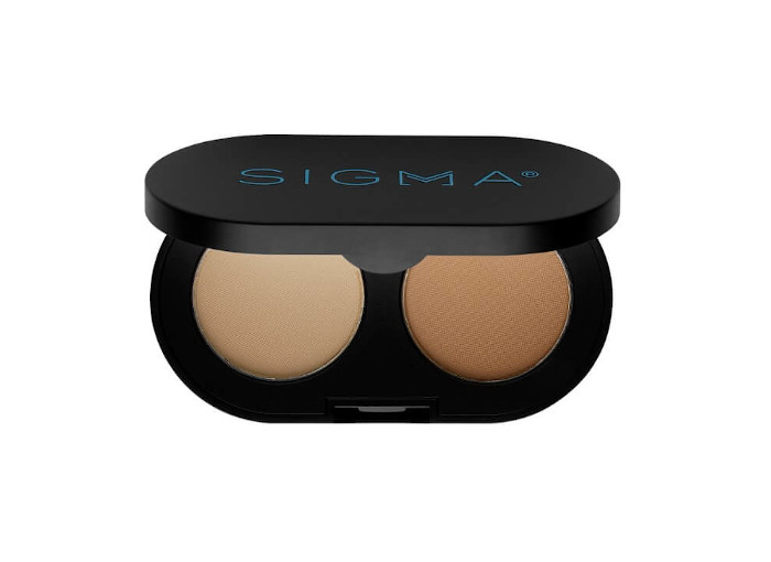 best brow products - sigma color + shape brow powder duo