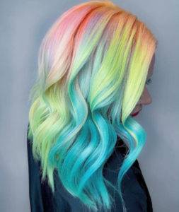 bright and bold hair colors