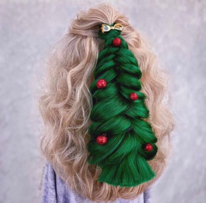 over the top christmas hairstyles