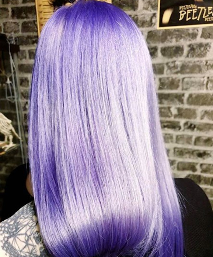 all the ways to rock lavender hair
