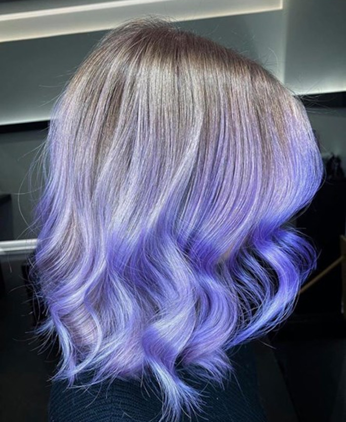 all the ways to rock lavender hair