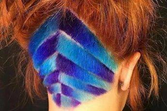 Bold Colorful Undercut Hairstyles For Women