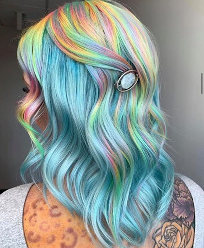 neon hair