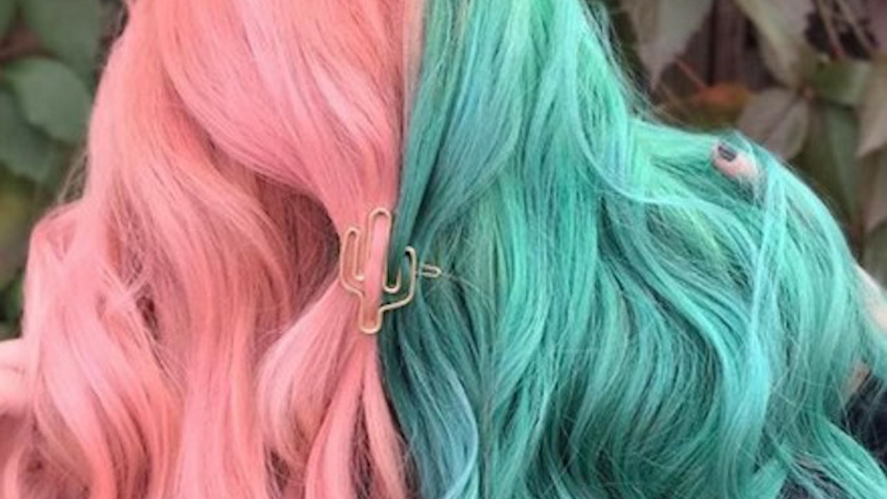 The Half And Half Hair Color Trend Aka Two Tone Hair Is Perfect For Spring Fashionisers C
