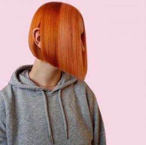 half and half hair color trend