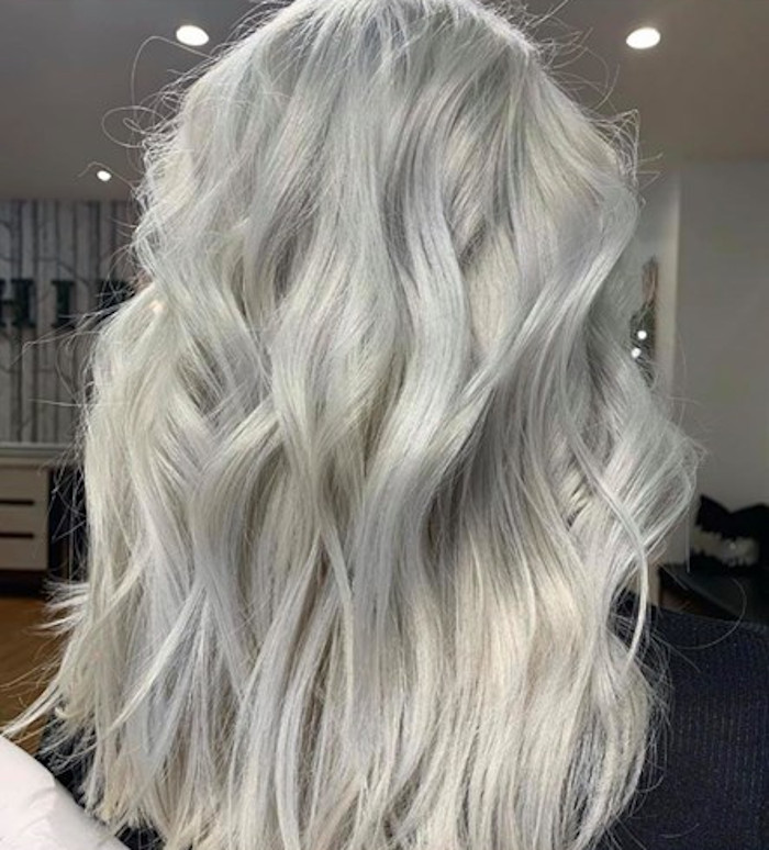 icy blonde hair color trend