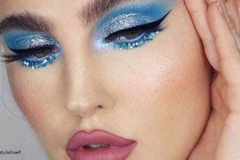 Neon Blue Makeup Looks