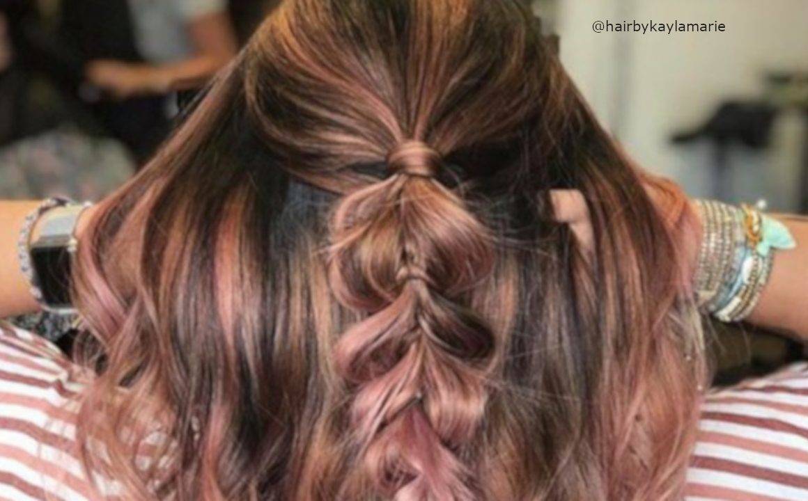 Rose Gold Balayage & Rose Gold Ombre Ideas