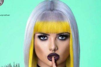 Bold Color Block Hair Colors