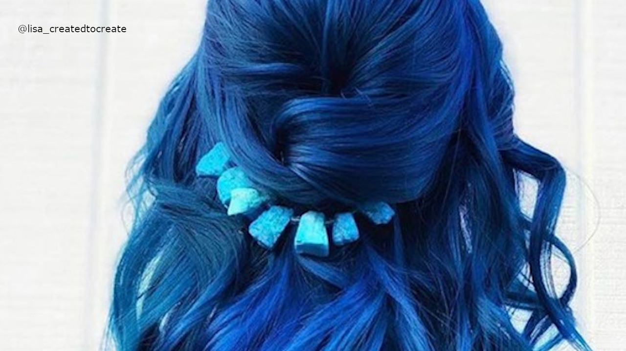 Navy Blue Hair ?? Blue Tinted Hair, Denim Hair, Dark Blue, 43% OFF