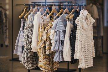 garments-with-prints-and-stripes-on-a-rack
