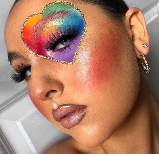 stunning rainbow makeup looks in honor of pride month