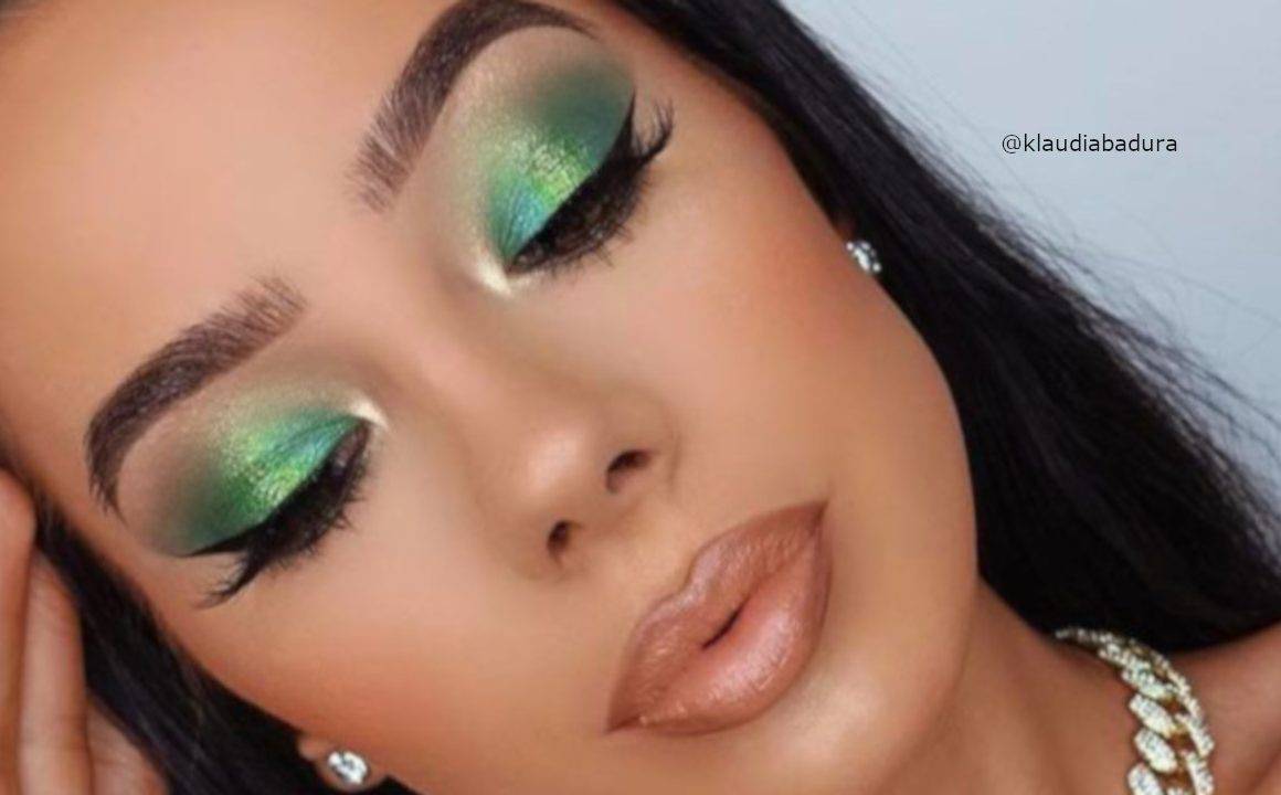 Tropical Emerald Green Makeup Looks For Summer
