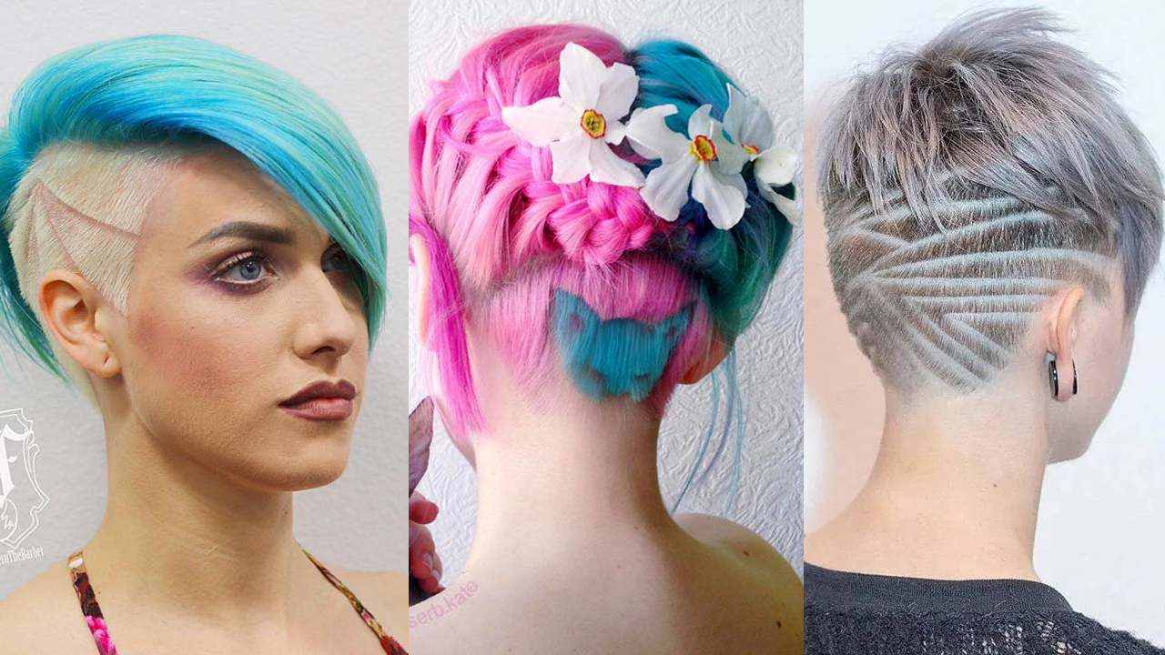 45 Undercut Hairstyles With Hair Tattoos For Women Fashionisers C