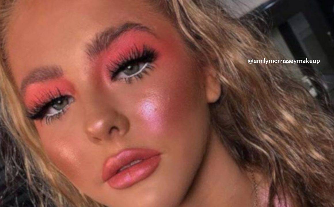Living Coral Makeup Looks