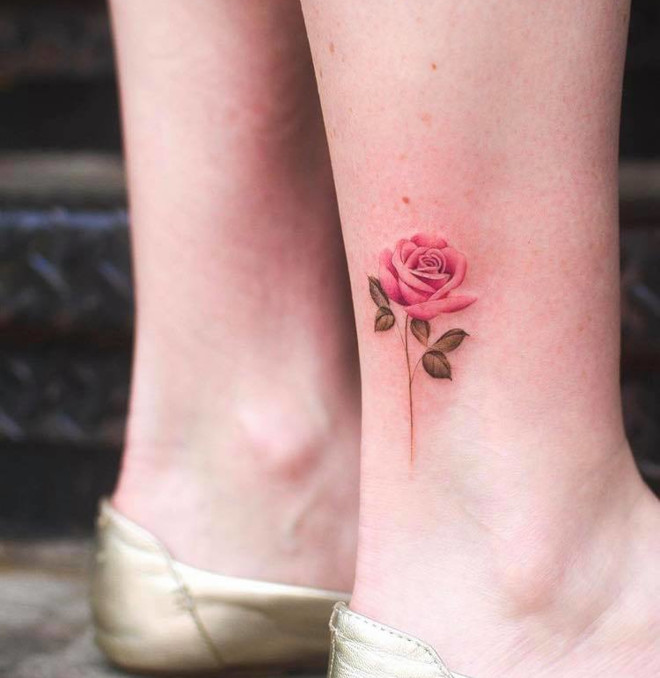 small ankle tattoos for women