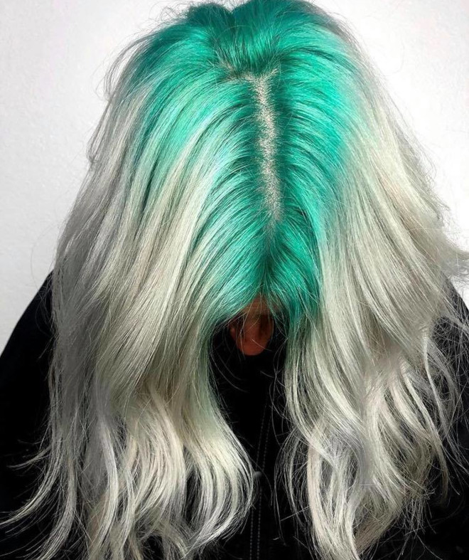 colored roots hair color trend