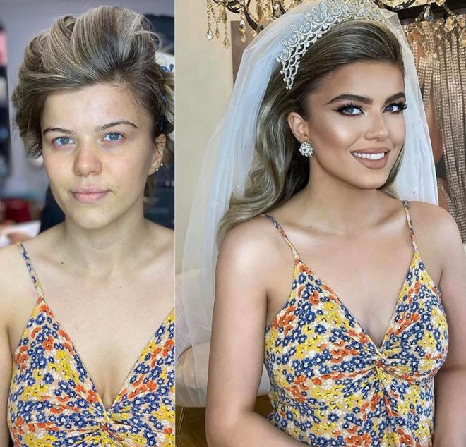 bridal beauty transformations