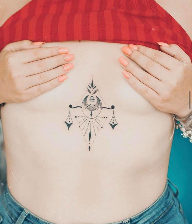 libra season - cute libra tattoos for zodiac lovers