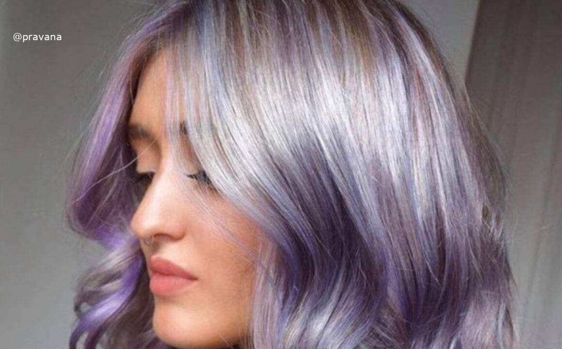Titanium Silver Hair Color Trend