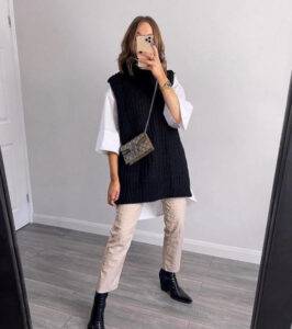 trend alert - all the ways you can wear knitted vest outfits