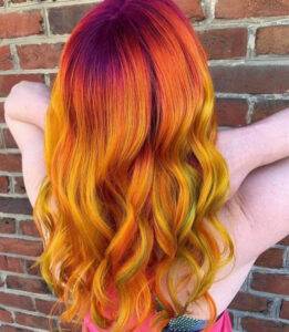 vibrant hair colors to brighten up your winter days