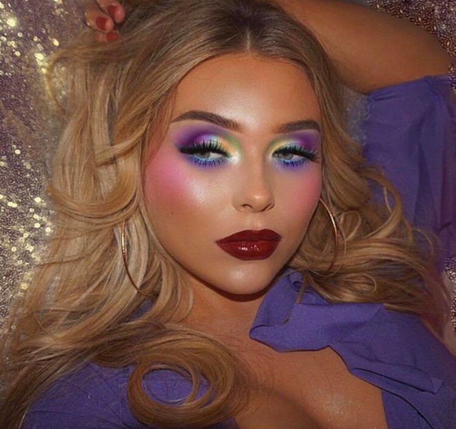 get ready for the festive season with disco makeup