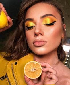 how to wear pantone’s 2021 color of the year - illuminating makeup looks