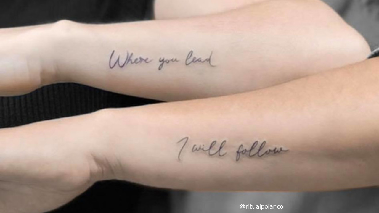 21 Cute Couple Tattoos to Get With Your Boo  Lets Eat Cake