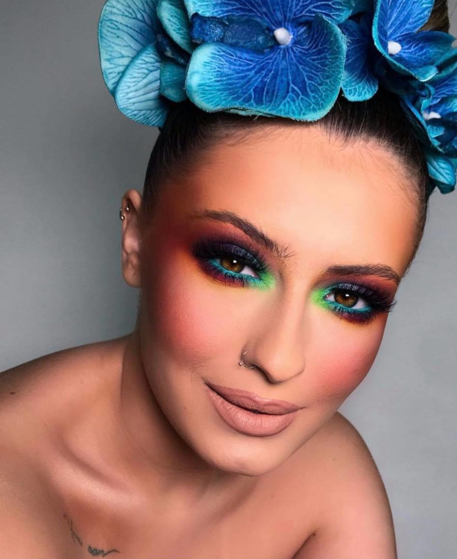 brighten up your moody days with these stunning neon makeup looks for winter
