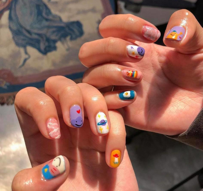 level up your mani game with these cute nail designs
