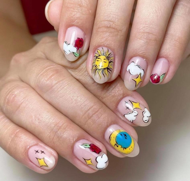 vibrant nail designs that will make everyone go wow